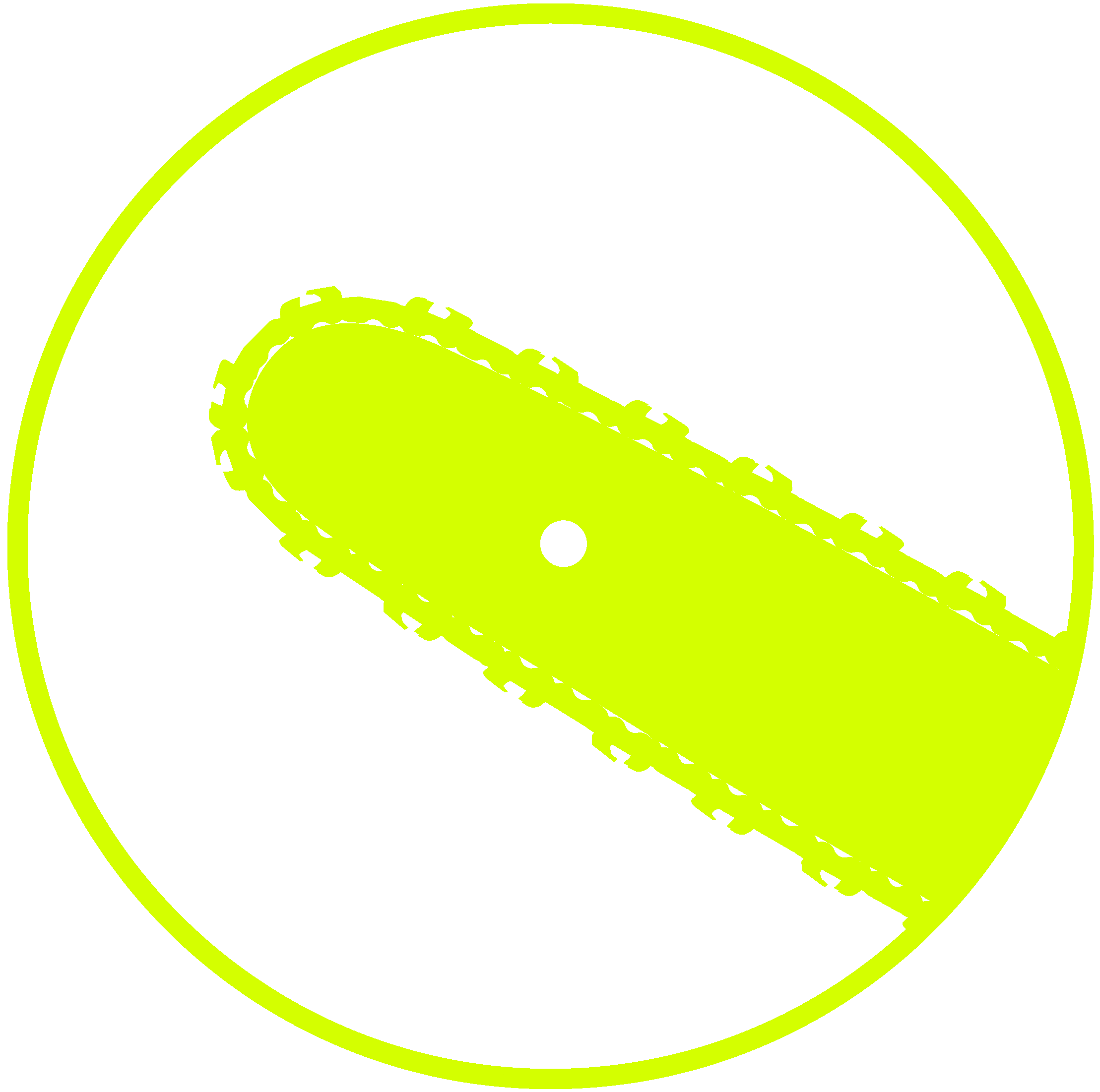 kettensaege gelb as ch